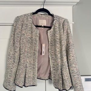 Rebecca Taylor Rainbow Tweed Jacket Sz 8 NEW